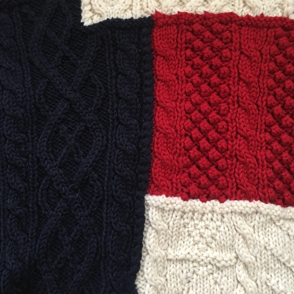 Vintage Patchwork Boro 100% pure wool knit sweater - Picture 8 of 8